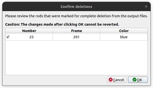 Final Deletion Dialog